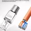 1Pc Cat7 Cat6A Cat8 Rj45 Connector Tool-Free Zinc Alloy Shielded Ethernet Termination Plugs