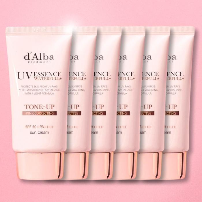 

d Alba Waterfull Pink Tone-Up Sunscreen Vegan Water Glow 50ml x 6 (35776224)