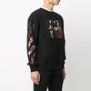 Off-White SS21 Sweatshirts Unisex Black Crew Neck Moderate Regular OMBA025R21FLE0051025