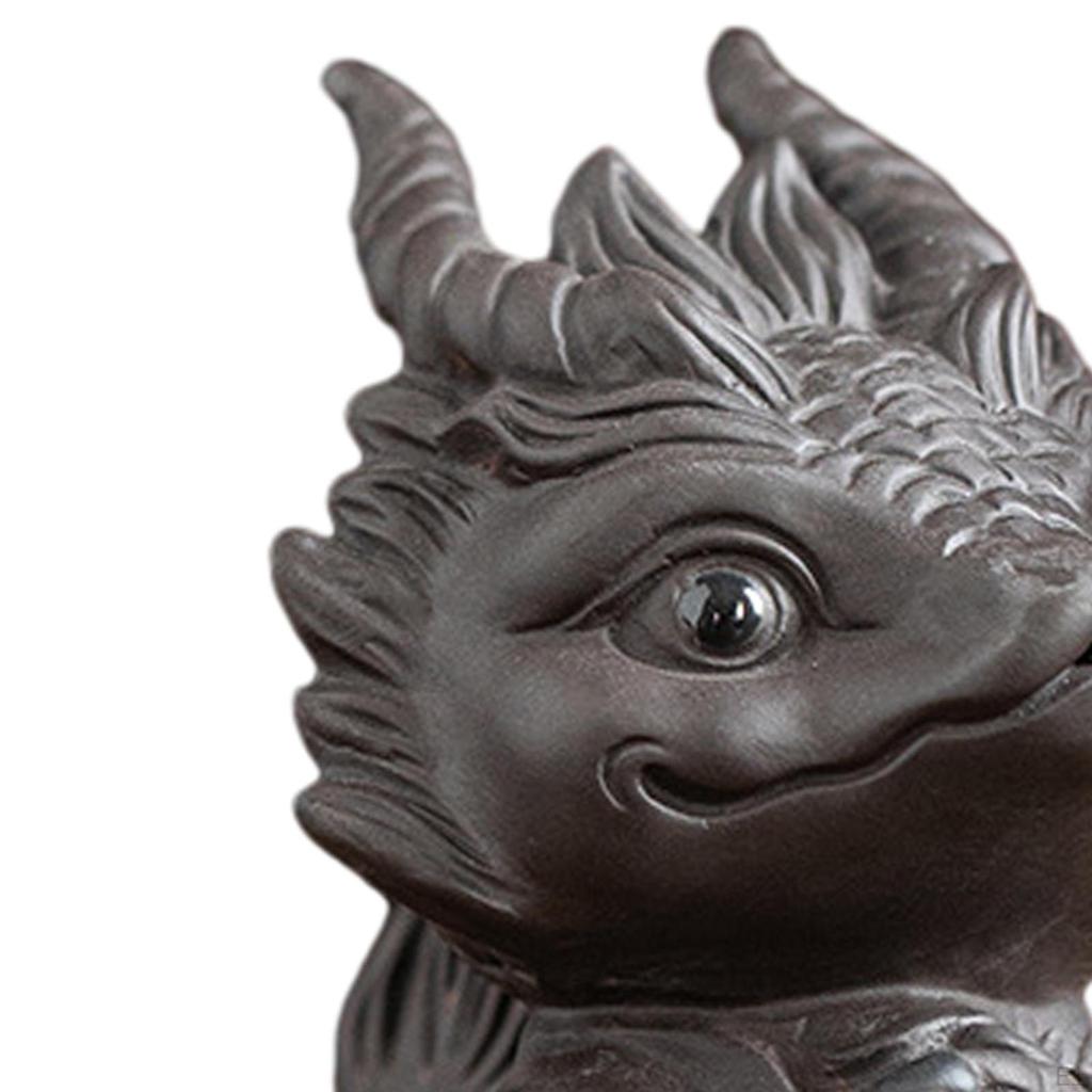 Figurine Mini Tea Pet Ornament ,Chinese Miniature Statue Year for Accessories