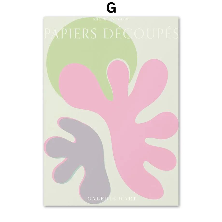 

Matisse Flowers Pastel Pink Aesthetic Wall ArtNordic Posters, Canvas Painting and Prints, Pictures for Living Room Decor, Y2K 21X30cm No Frame