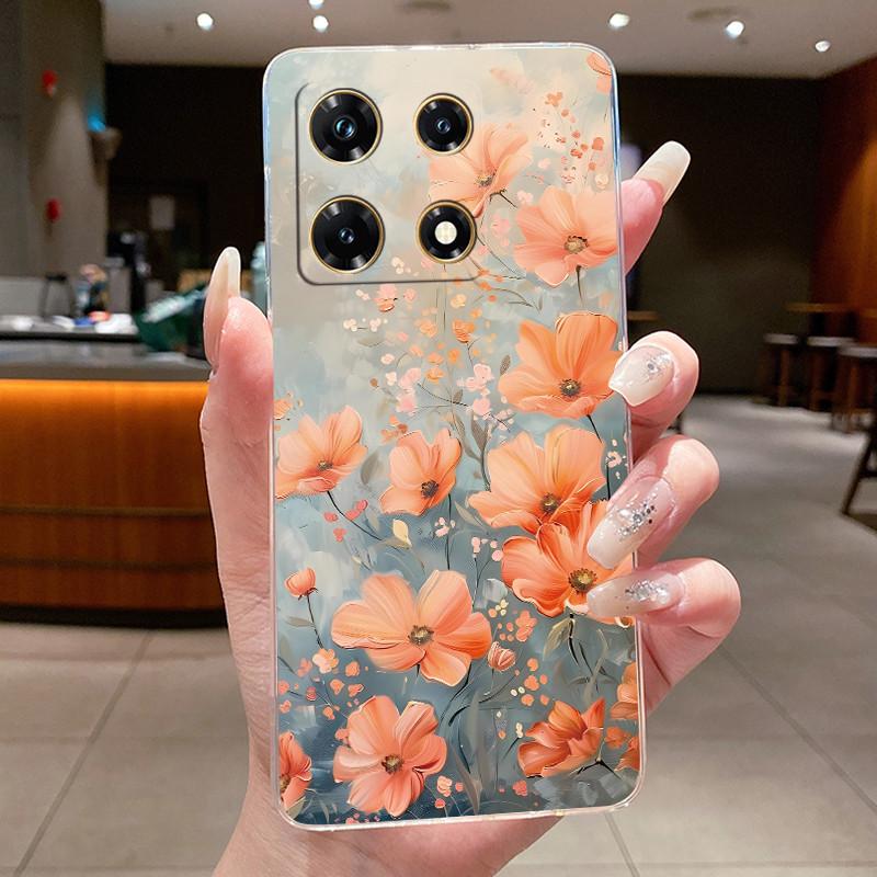 For Infinix Note 30 Pro Cases Note 30 VIP Flower Phone Cover Bumper For Infinix Note 30 5G X6711 Note30 4G Soft Silicon TPU Case