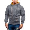 Herren Kapuzensweatshirt mit personalisiertem Seitenreißverschluss