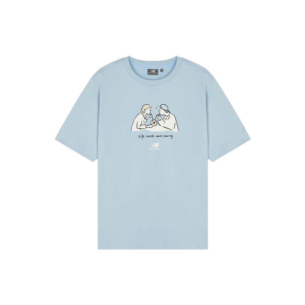 New Balance x PK Graphic T-Shirt Asia Sizing Sky Blue Unisex 5ED26041-LBL M
