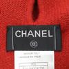 Chanel Red 00A P16084V00791 Cashmere High Neck Knit Tops 38 RedUsed