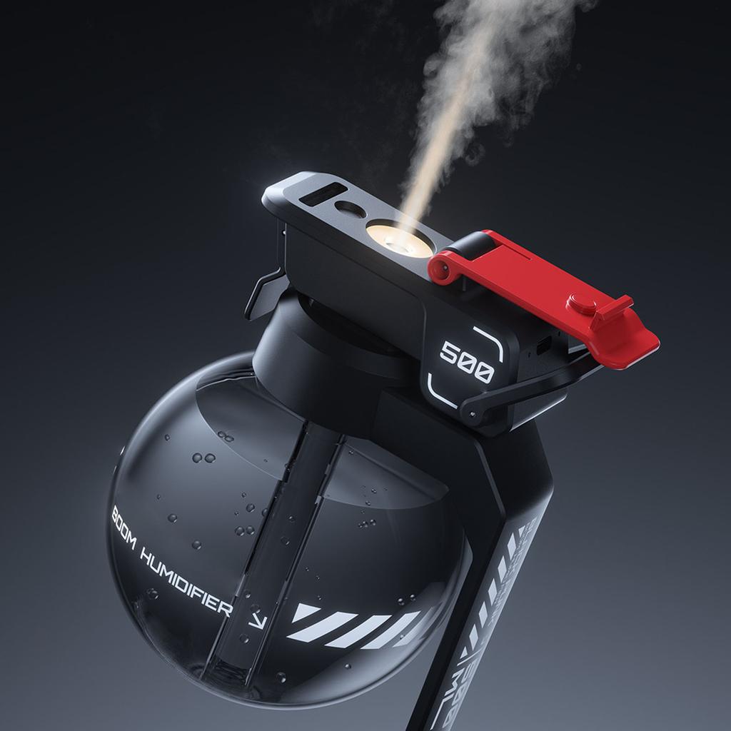 Humidificador de Granada de Mano Moderno Botella Pulverizadora Decorativa Para Uso Doméstico y de Oficina Gadget Decorativo