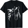 Cute and Elegant Horse Silhouette Art for Horse Lovers T-Shirt Mens Womens Tees Top Unisex T-Shirt Mens Womens Tees Top