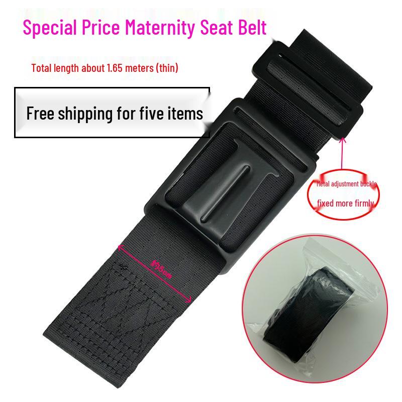 Top-Selling Large Pregnancy Car Seat Belt - Abdominal Support & Easy No-Install Design