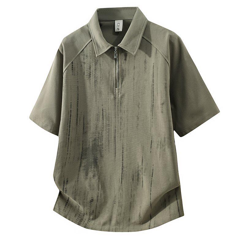 2026 Men's Ice Silk Quick-Dry Short-Sleeve Polo Shirt