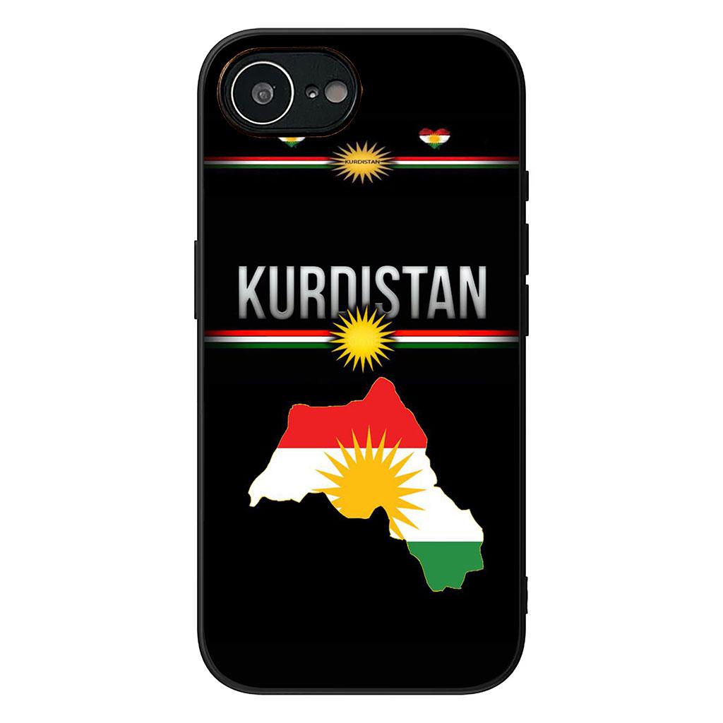 Cover for Apple iPhone 16 15 14 Plus 13 12 Mini 17 Pro Max + ProMax 16E Air Casing Phone Case Kurdistan Flag