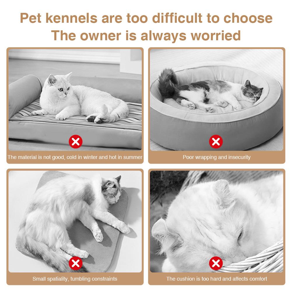 60CM Washable Round Cat Beds