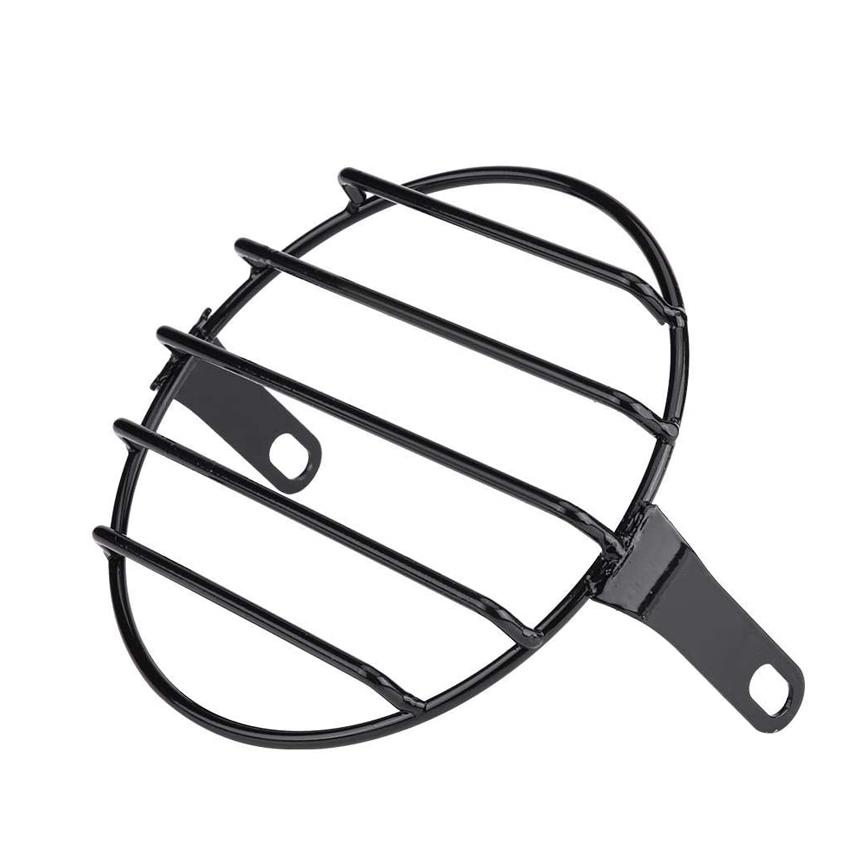 Univerzální motocyklový vintage chránič světlometu retro mřížka kryt lampy pro Harley Ducati Chopper Yamaha Cafe Racer