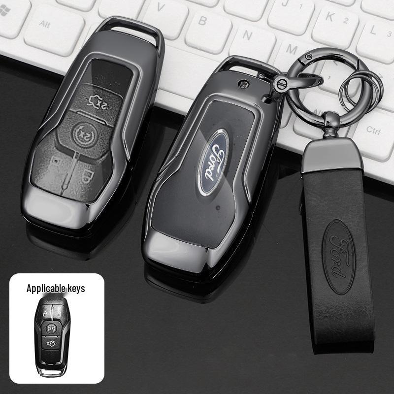 Premium Metal Protective Key Case for Ford Mondeo - Unisex Design