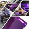 PET Glossy Purple Vinyl Wrap Film Car Adhesive Vinyl Wrap Sticker with Air Release Bubbles Free for Motorcycle Car Film Covering