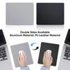 Metal Aluminum Mouse pad Mat Hard Smooth Magic Thin Mousead Double Side Waterproof Fast and Accurate Control for Office Home