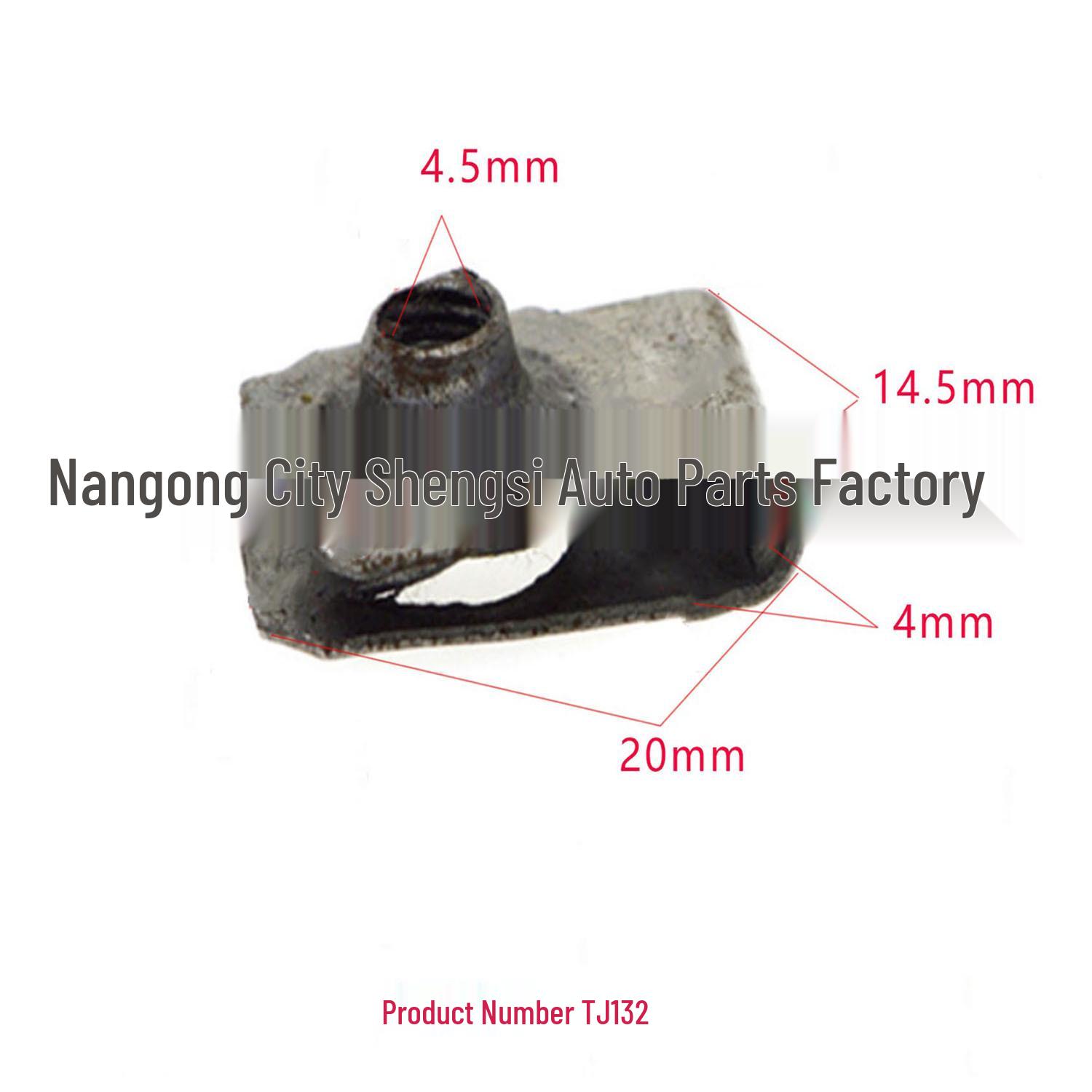 

U-Shaped Clip Plate Nut for Car Trim and Tail Decoration 10000 pieces