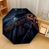 Custom Text Automatic 8 Bone Umbrella, Portable Sun Rain Protection UmbrellaJeepers Creepers The Creeper