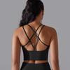 Seamless Flourish Seamless Bra Spandex Top Woman Workout Fitness Elastic Breathable Breast Enhancement Gym Sports Underwear