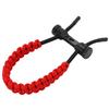 Compound Bow Wrist Sling Wrist Strap Braided Cord Rope Adjustable for Training ExercisingRed