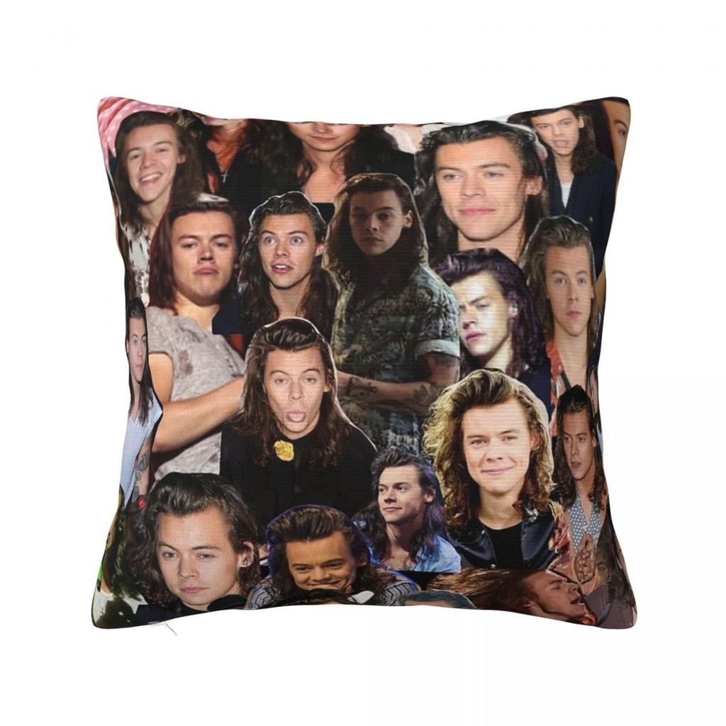Federa Quadrata Harrystyles Copricuscino Poliestere Cuscino Cerniera Decorativo Comfort Cuscino da Arredo per Casa Auto