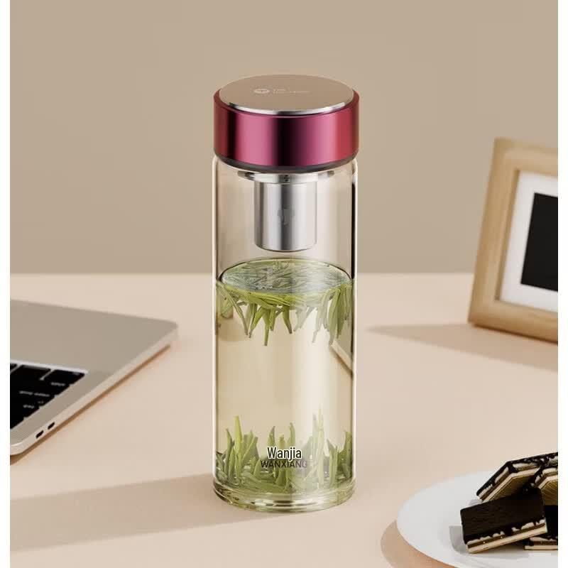 Wanxiang Single-Layer Glass Tea Infuser Bottle