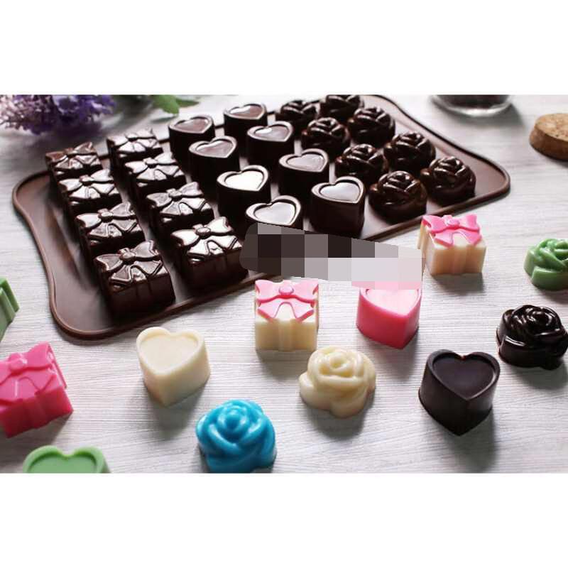 Silikonowa forma do pieczenia Serce i Róża