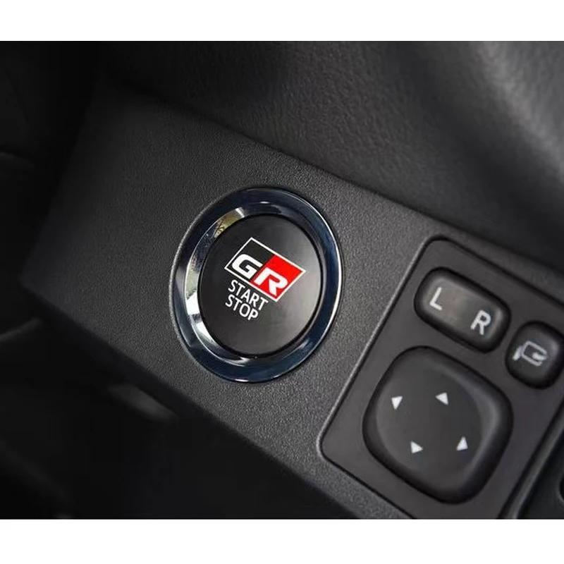 3D Metal Car Sticker Labeling Emblem Badge Decals For Sport GR Sport C-HR RAV4 Yaris Avensis Prado Prius Auto Accessories