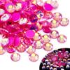 Glass Flat Bottom Luminous Diamond Diy Nail Drill Nail Decoration Fluorescent Drill Mobile Phone Case Decorative Rhinestone