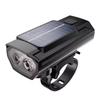 Solar Power Bicycle Front Light LED Bike Headlight Solar Energy Road Mountain Light Cycling Lamp Night Riding Lantern