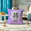 M-marshmello Singer Square Double-Sided printed Pillow Case Bedroom Bedside Pillow Sofa Cushion Cover