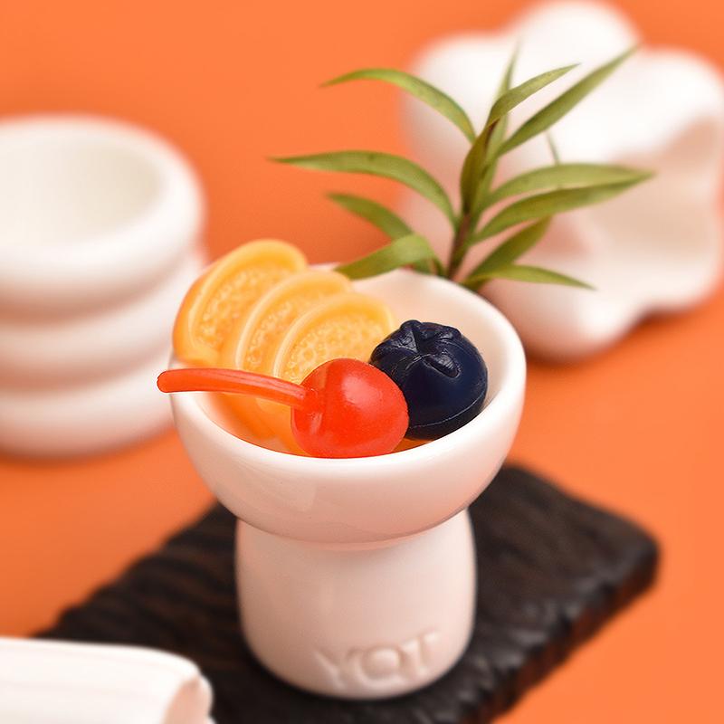 5Pcs Dollhouse Miniature Vase Plant Potted Model Dollhouse Home Decor Toy Micro Landscape Scenery Photo Props
