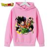Baby Dragon Ball Z Hoodies 2025 Spring Kids Clothes Toddler Fashion Print Tops Children's O Neck Pullover Outwear Boys 4-14year