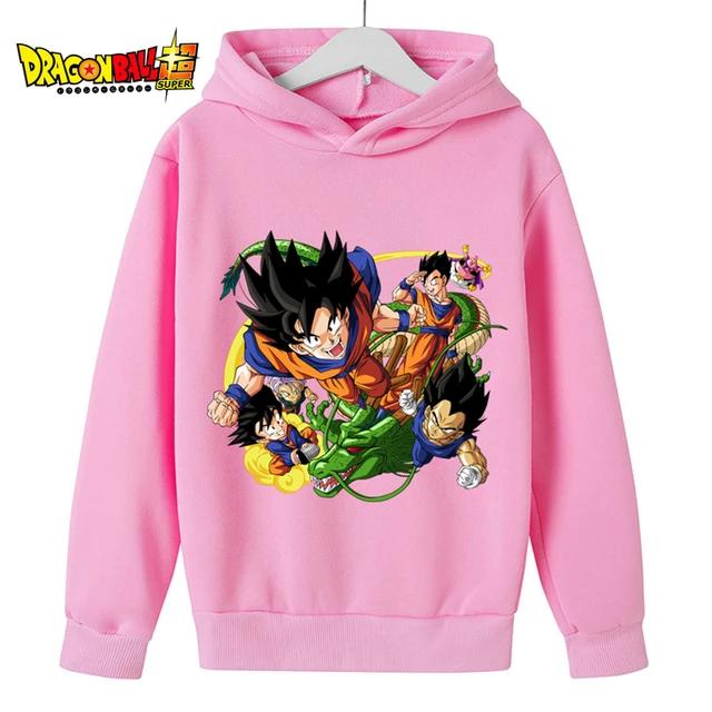 

Детские толстовки Dragon Ball Z, весенняя детская одежда 2025 года, модные топы с принтом для малышей, детские пуловеры с круглым вырезом, верхняя одежда для мальчиков 4–14 лет 120