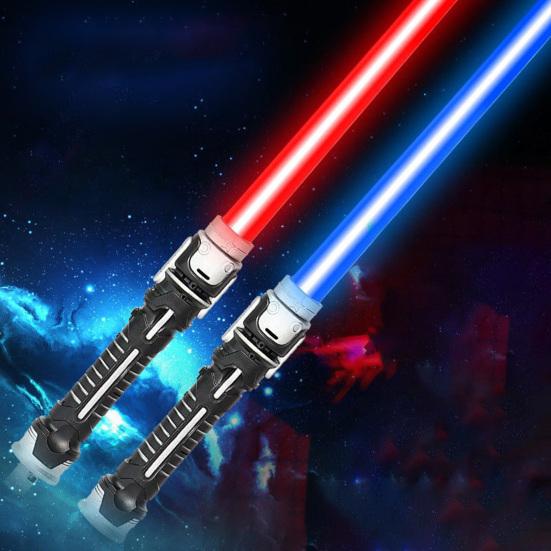 Lightsaber Toy Colorful Cool Luminescent Parent-child Interaction Cosplay Props Detachable LED Glowing Lightstick Children Light Toy Christmas Gift