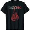 Retro Red Boxing Gloves Mexican Vintage Style Boxing Gift T-Shirt 100% Cotton O-Neck Short Sleeve Casual Mens T-shirt Size S-3XL