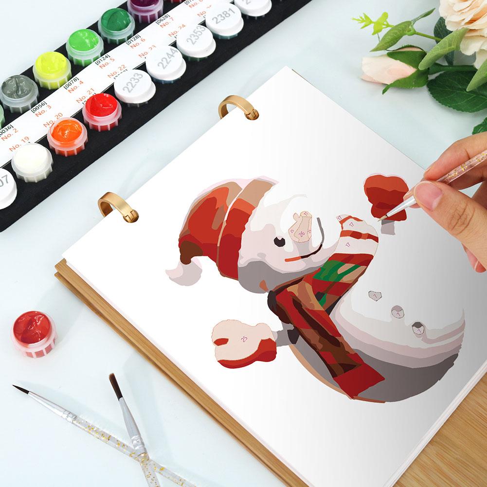 2026 Desk Calendar Paint By Numbers Creative Ornament Hand Drawn Gift Commemorative Value For Family And Friend