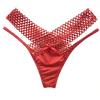 2 Pcs Postpartum Sheer Mesh Underwear for Women Low Waist See Through Thong Breathable Ultra Thin V String Panties