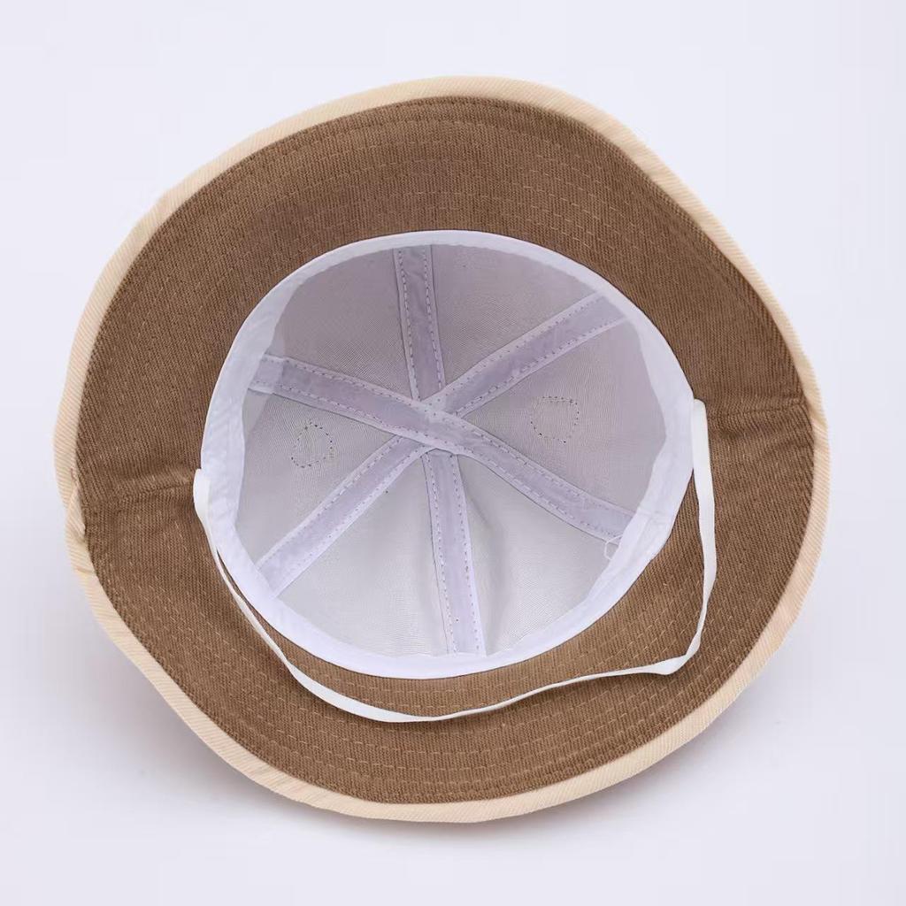 Infant Sun Protection Bucket Hat - Cute, Thin, and Warm for Spring & Autumn