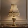 Vintage Dome Lampshade with Fabric and Tassel Detail Table Lamp Cover for Home Lighting Decor