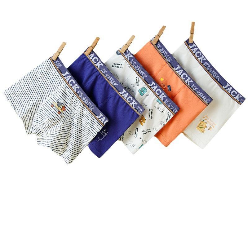 Boy's Cotton Boxer Briefs: Medium & Large Little Boys' Summer A-Class