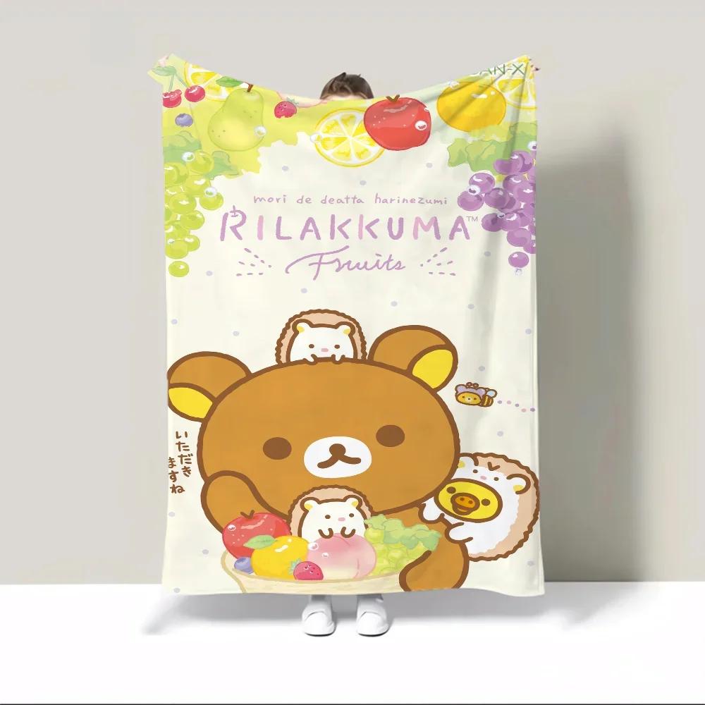 Rilakkumovy Nadýchané Měkké Deka Dekorace Pohovky Kolenní Deka Postel Designová Přehozová Deka na Pohovku Luxusní Pletená Károvaná Deka na Zdřímnutí Vlastní