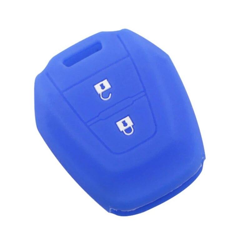 my good car Silica Gel Car Key Case Cover Holder for Isuzu DMAX MUX Truck 2 Button Remote Key Silicon Protector Accessories