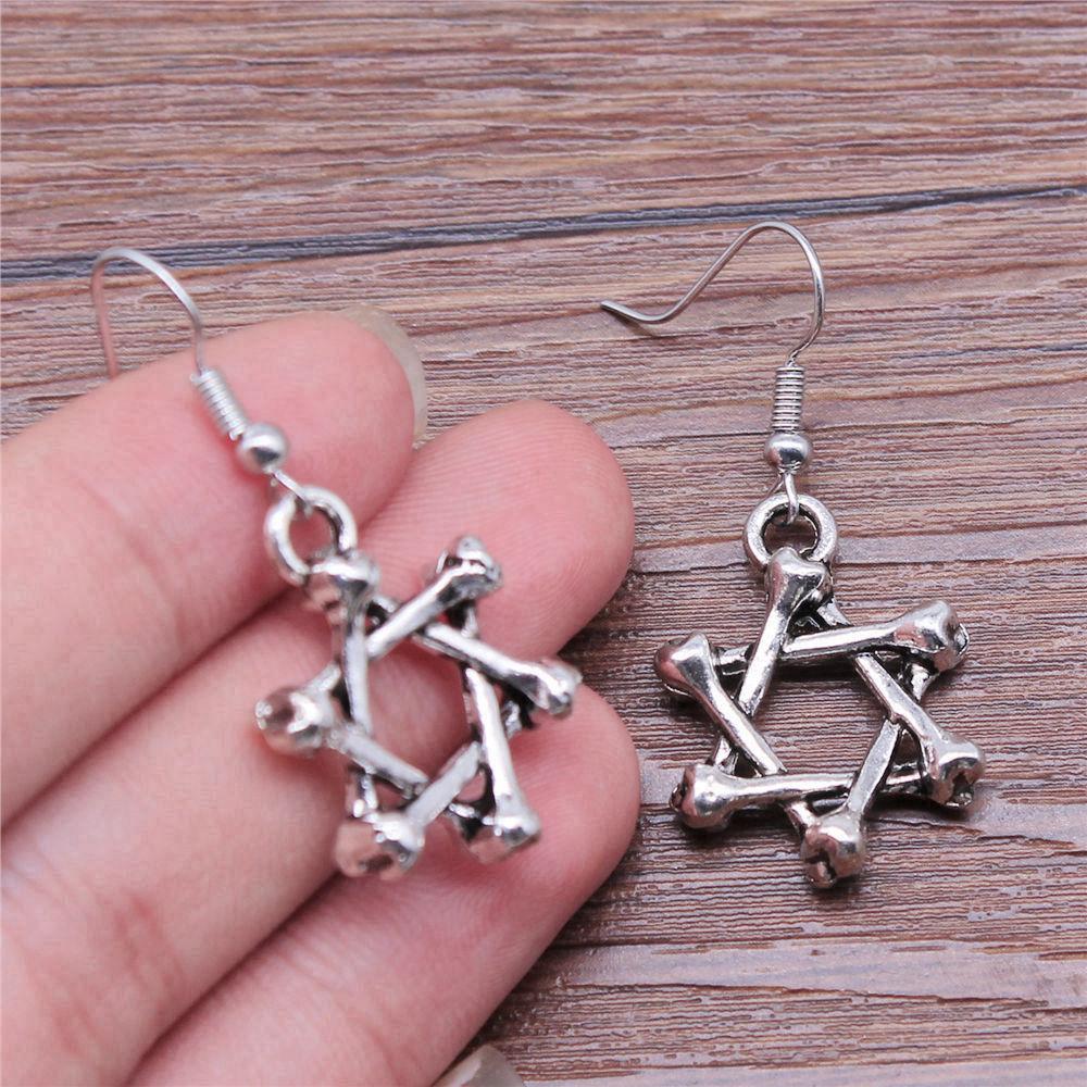 Drop & Dangle Earring Celtic Hexagram Kids' Jewelry MaterialsEarring Size 18x19mm QE006
