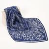 Foulard Quadrato in Seta 70*70cm Donna Fazzoletto per Capelli in Raso Stampa Fascia per Capelli Femminile Piccolo Foulard da Collo Hijab Donna Ragazza Sciarpe