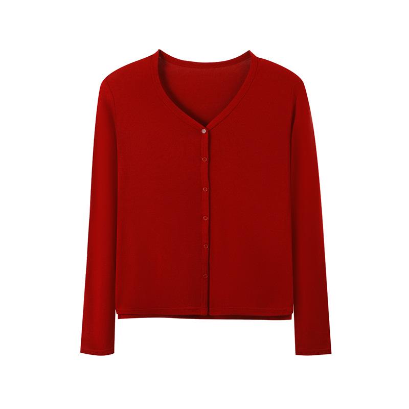 

Женский облегающий вязаный кардиган с длинными рукавами для ранней весны