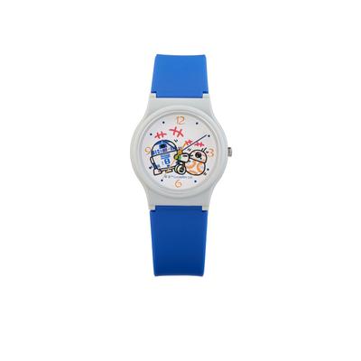Q&Q Kanahei Star Wars R2-D2 BB-8 Analog Watch, 10 ATM Water Resistant, Urethane Strap, V06A-515VK, Girls' Navy
