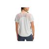 Under Armour Vanish Elite Rush Jednolity Kolor Casualowy Prosty Oddychający T-shirt z Krótkim Rękawem Damskie Topy Wodorowy Zielony 1389868-377