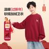 Boys Winter New Greeting Fleece Sweatshirt Thick Warm Half Turtleneck Top Kids
