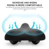 Bicycle Saddle Widen Thicken Ergonomic Soft MTB Mountain Road Bike Seat Shock Absorbing Comfortable Pu Leather Cycling Cushion