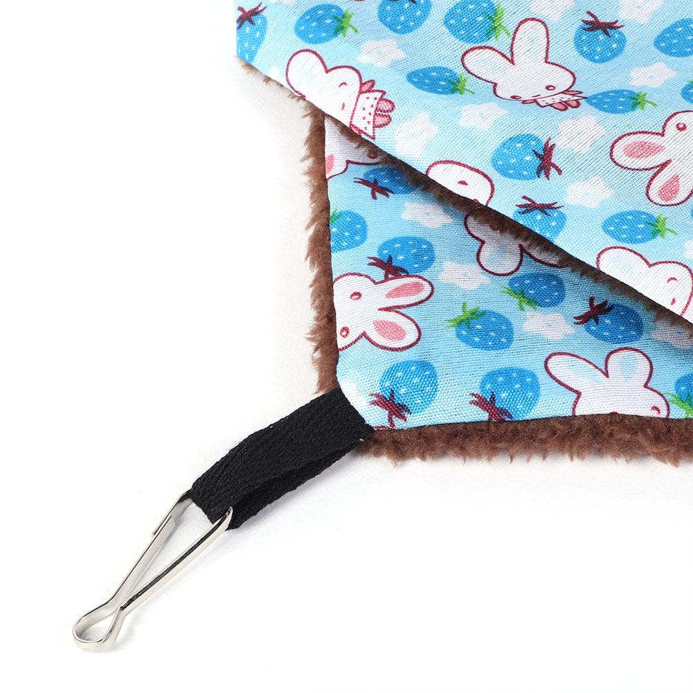 Zweischichtige Zwischenlage Kleine Haustier Hängematte Nest Hängendes Schlafbett für Hamster Eichhörnchen